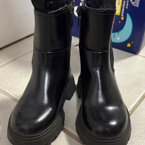 H&M Shiny Black Kids Boots